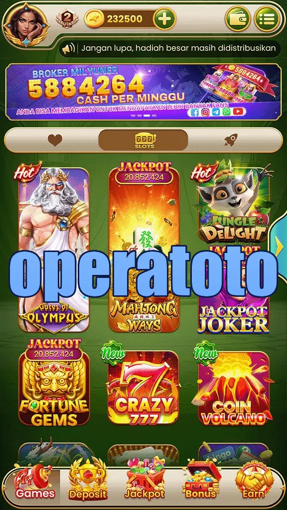 operatoto Masuk